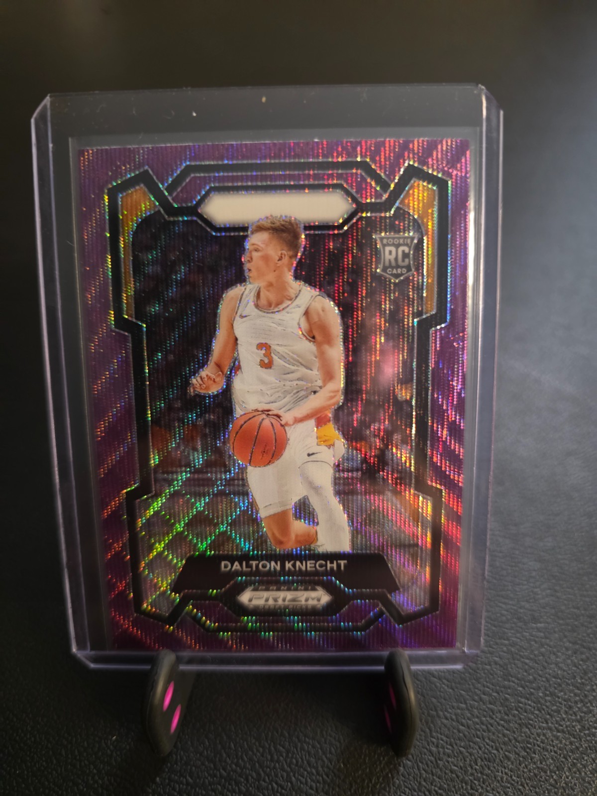 2024 Panini Prizm Draft Picks - Dalton Knecht #50 Purple Wave Prizm (RC)