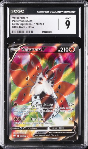Volcarona V graded CGC 9 for sale on eBay