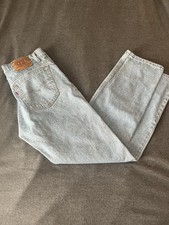 Vintage Levi's 505 Men's Jeans Size 34x30 Made in USA Light Wash XX Blue