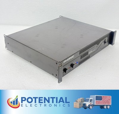 Pre Owned | Phonic Max 1500 Professional Power Amplifier Only - Black