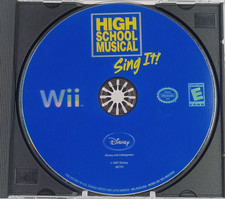 High School Musical: Sing It (Nintendo Wii, 2007) Tested Working Video Game Disc