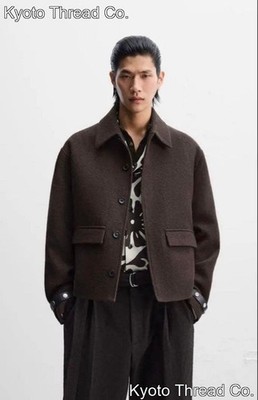ZARA X NANUSHKA Wool Blend Jacket, Brown, Size XL, 24FW