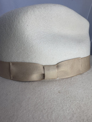 Lack Of Color 100% Australian Wool Rancher Hat Ivory Sz M Ivory Rancher - Wool Felt Fedora Hat (Beige) | Lack of Color  main image 3