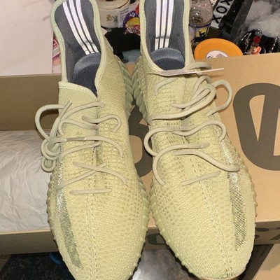 adidas Yeezy Boost 350 V2 Resin Men s Low-Top Lace-Up Green New Box FZ5346