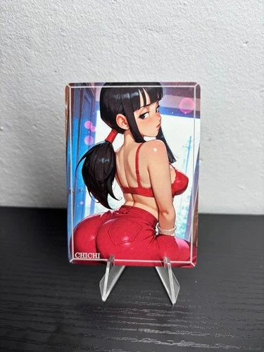 Tarjeta ChiChi Dragonball Waifu TCG Arte Completo Waifu Leyendas Goddess Story