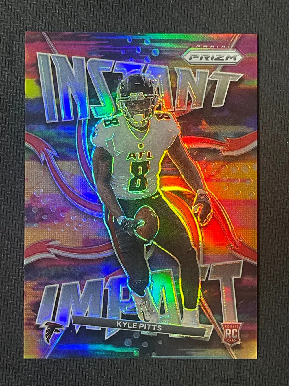 2021 Panini Prizm Instant Impact Silver Prizm #11-10 Kyle Pitts RC Case Hit JP