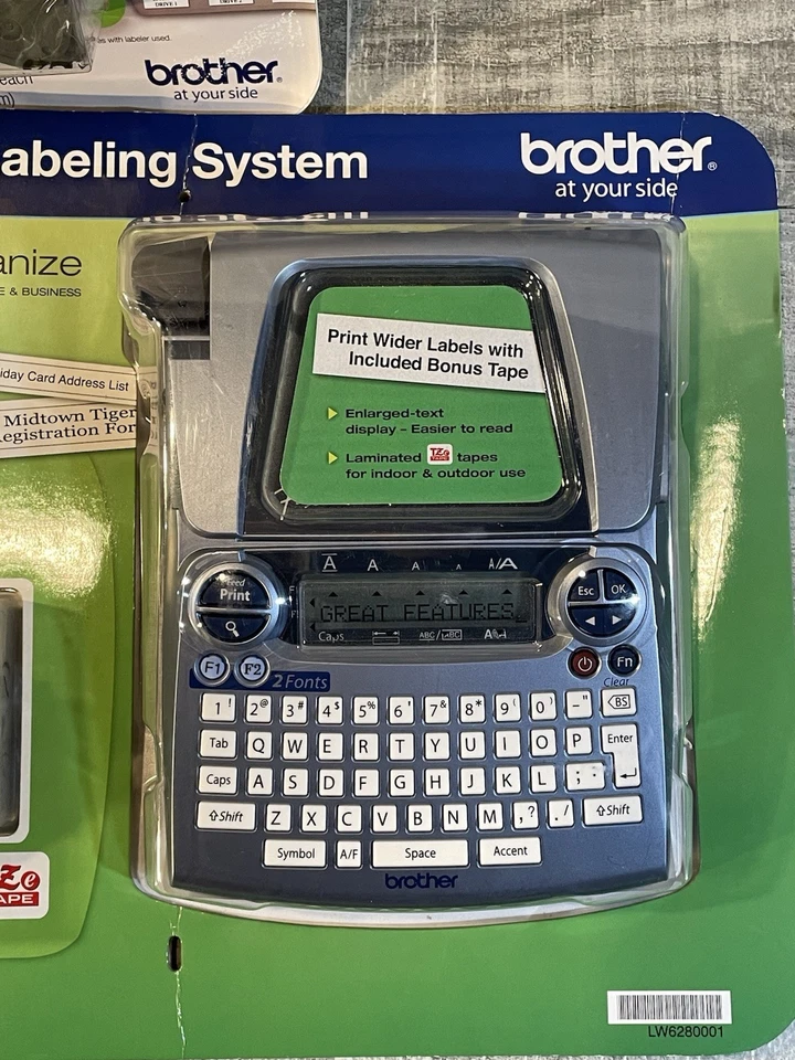 Brother P-touch Labeling System PT-1880c  Home Office New Sealed Packaging Read - Image 2 of 4