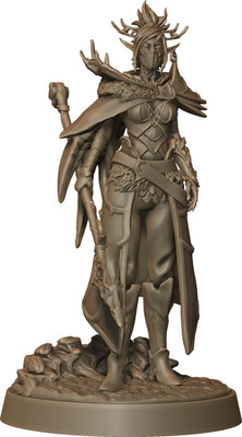 Monolith Arts - Whispering Forest II - Elf Spear Female #1 - DnD/TTRPG Figur/Mi