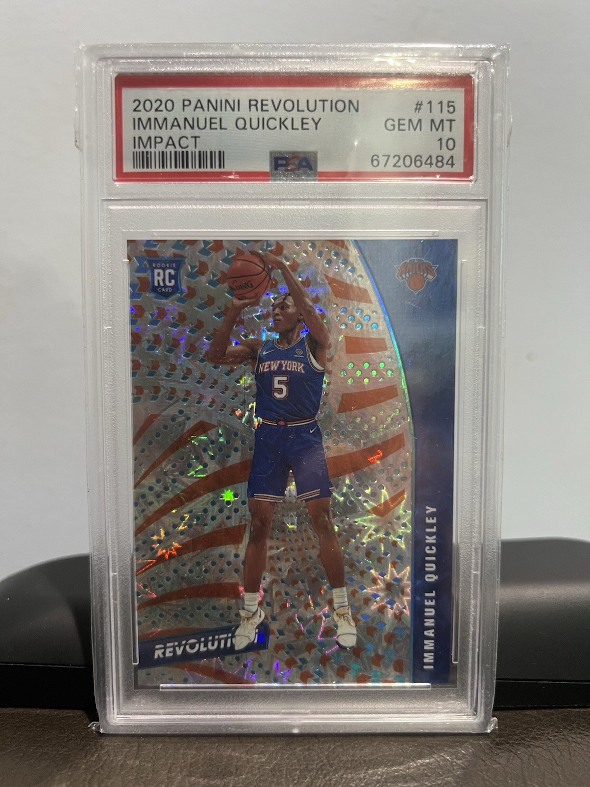 2020-21 Panini Revolution - Rookies Immanuel Quickley #115 (RC) 018/149