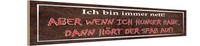 Holzschild 10X46 Cm Ich Nett Aber Wenn Hunger Spruch Zitat Deko Geschenk Holz Sc