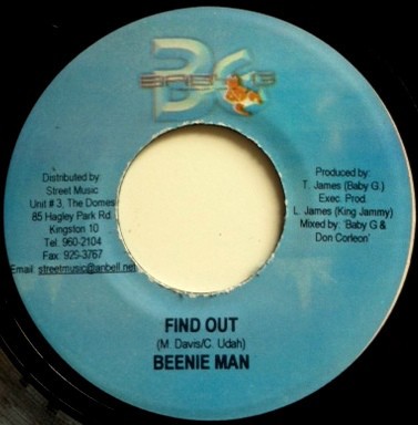 Beenie Man - Find Out (7'')