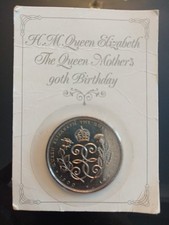 H M Queen Elizabeth the Queen Mother's 90th Birthday &pound;5 Coin