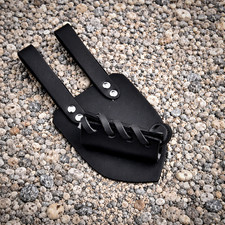 Medieval Functional Genuine Bovine Leather Sword Dagger Belt Frog Multi Tool