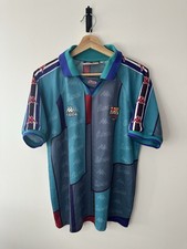 Original, Authentic Barcelona 1995-1997 Away Shirt Kappa S/M