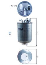 Kraftstofffilter KNECHT KL 410D Leitungsfilter für POLO VW AROSA 6E1 LUPO 6X1 1