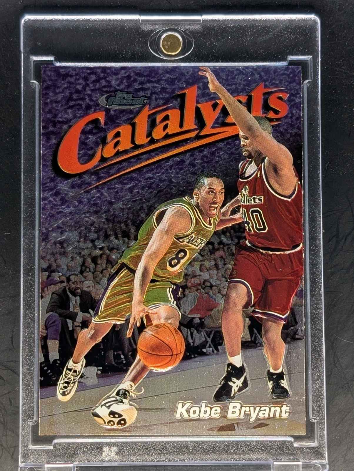 1997-98 Topps Finest - Catalysts - Uncommon Silver Kobe Bryant #137 Embossed