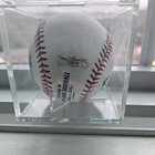 Hillary Clinton Autographed Official  Major League Baseball  JSA Sticker — photo 2