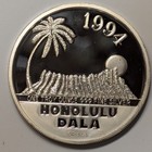 Royal Hawaiian Mint 1994 silver 1 oz .999 FS Hawaii Honolulu Dala Hula Girl — photo 2