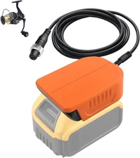 For Dewalt 20V / 14.4V Battery Adapter Cable For Daiwa Electric Reels NEW