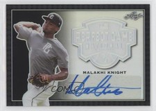 2020 Leaf Perfect Game National Showcase Metal Black 3/4 Malakhi Knight Auto 0c6