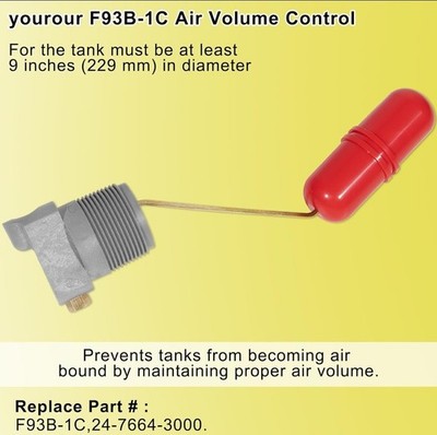 Replacement for F93B-1C Air Volume Control for Deep Wells and Water Tank System