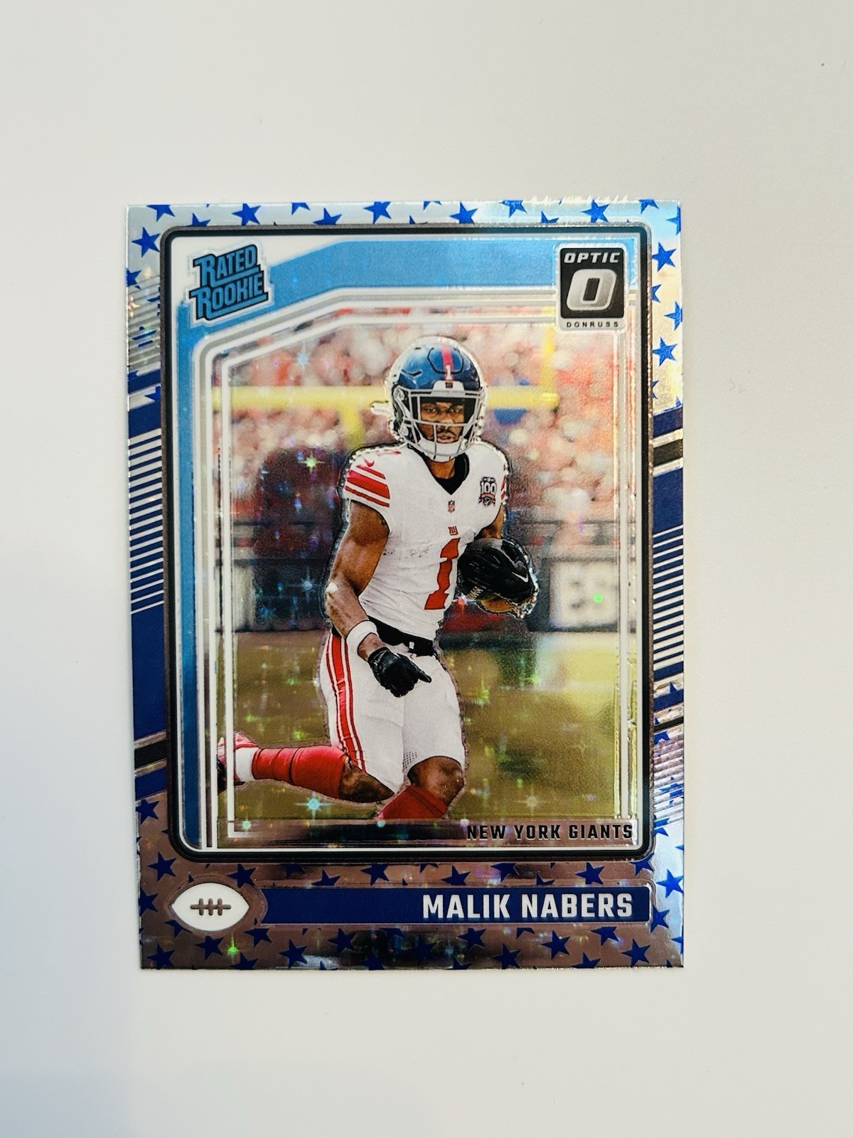 2024 Panini Donruss Optic - Rated Rookie Malik Nabers #271 Stars Prizm (RC)
