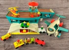 Vtg. 1972 Fisher Price Play Family Airport Little People 996 Set