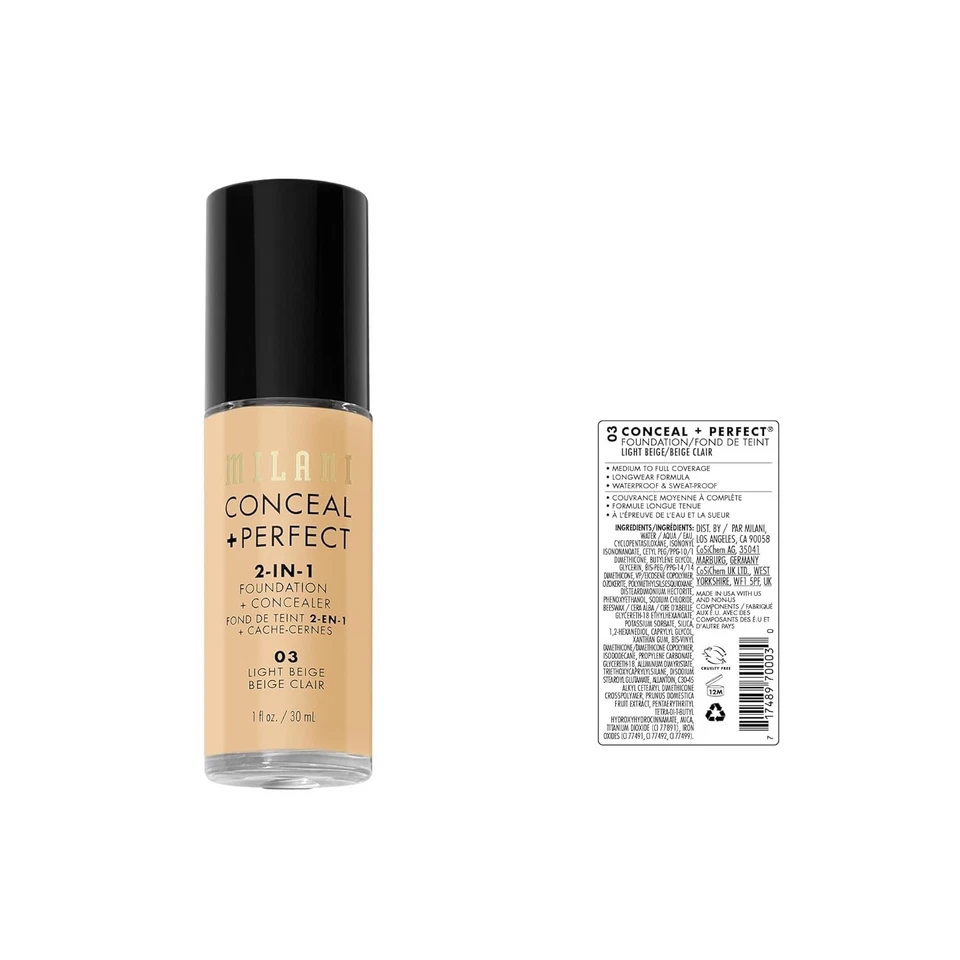 Light Beige Satin Matte Liquid Foundation, 1 Fl. Oz - Perfect for All Skin Types - Image 4 of 4