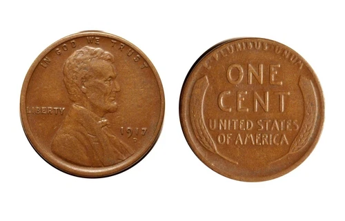 1917-D Lincoln Cent - Extremely Fine XF #1436