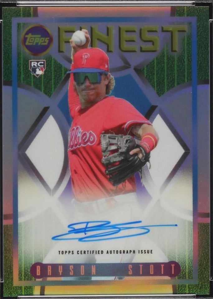 2022 Topps Finest Flashbacks - Bryson Stott #95FA-BS - 1 of 1