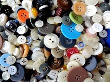 Lot of 1 kg Kilogram 2.2 Pounds of Craft Buttons Arts and Crafts Supplies Bulk