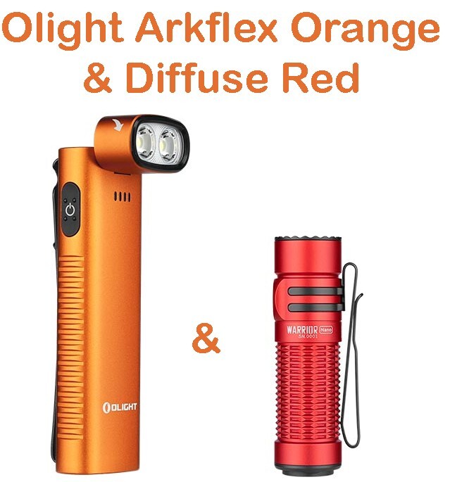オーライト　Olight Arkflex Olight Arkflex Adjustable ARKFLEX (ORANGE SKELETON) LIMITED B&H