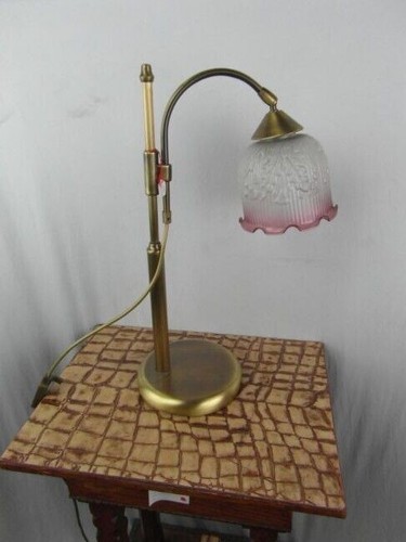 Pultlampe Lampe Messing Antik Berlin Leuchte Tischlampe Drehbar Jugendstil 25b3 - Bild 2 von 10