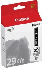 Canon PGI-29GY Lucia Ink Tank for Pixma Pro-1, Gray