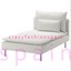 ikea sÖderhamn cover for chaise longue, finnsta white