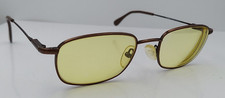 Vintage Cottet Bernie Bronze Oval Metal Sunglasses France FRAMES ONLY