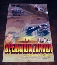 Jackie Chan ARMOUR OF GOD II - OPERATION CONDOR HK 1991 Overseas Version POSTER