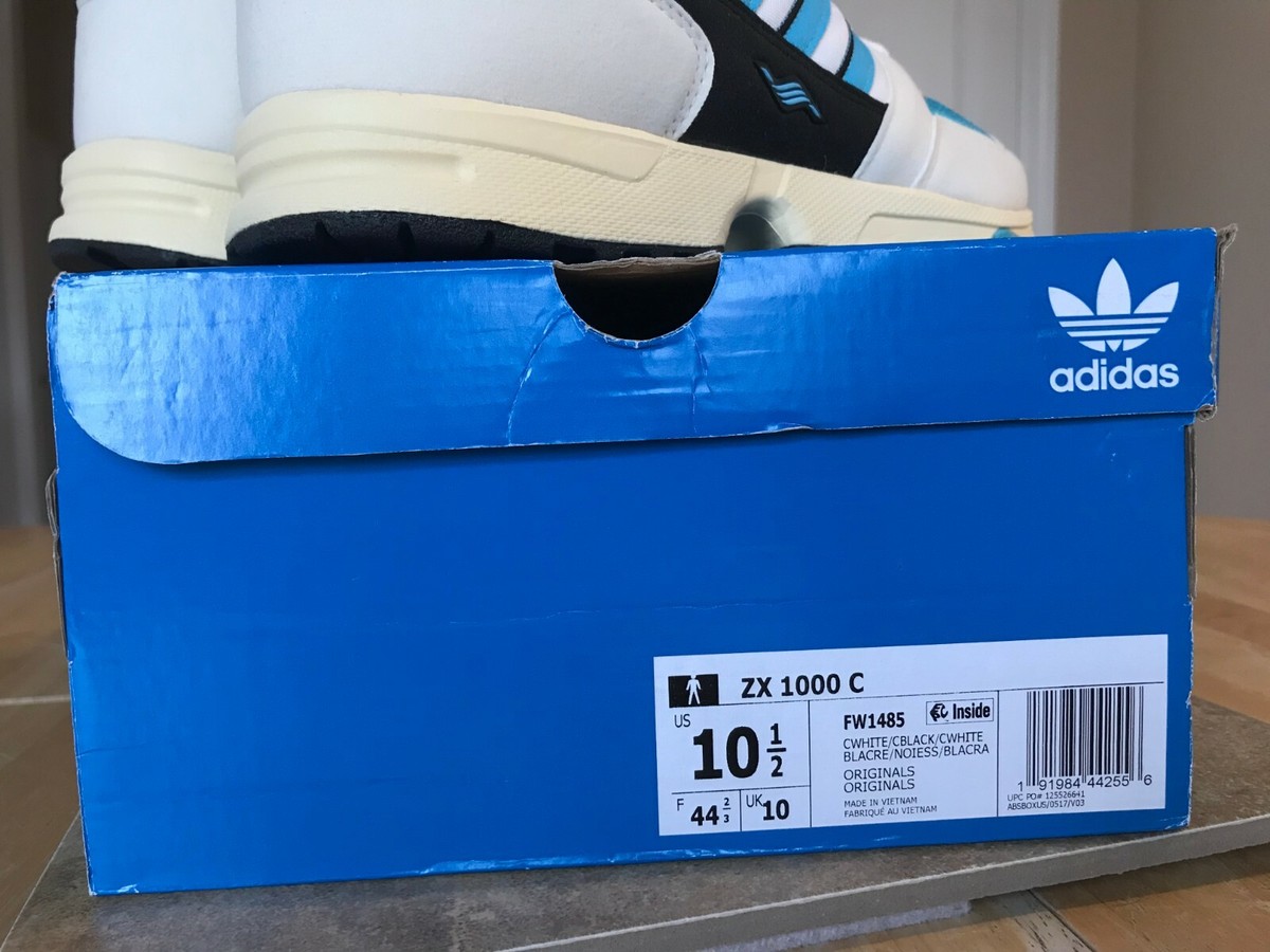 SIZE: 10.5 ADIDAS ZX1000 C FW1485 MEN'S SHOES RETRO CREAM WHITE