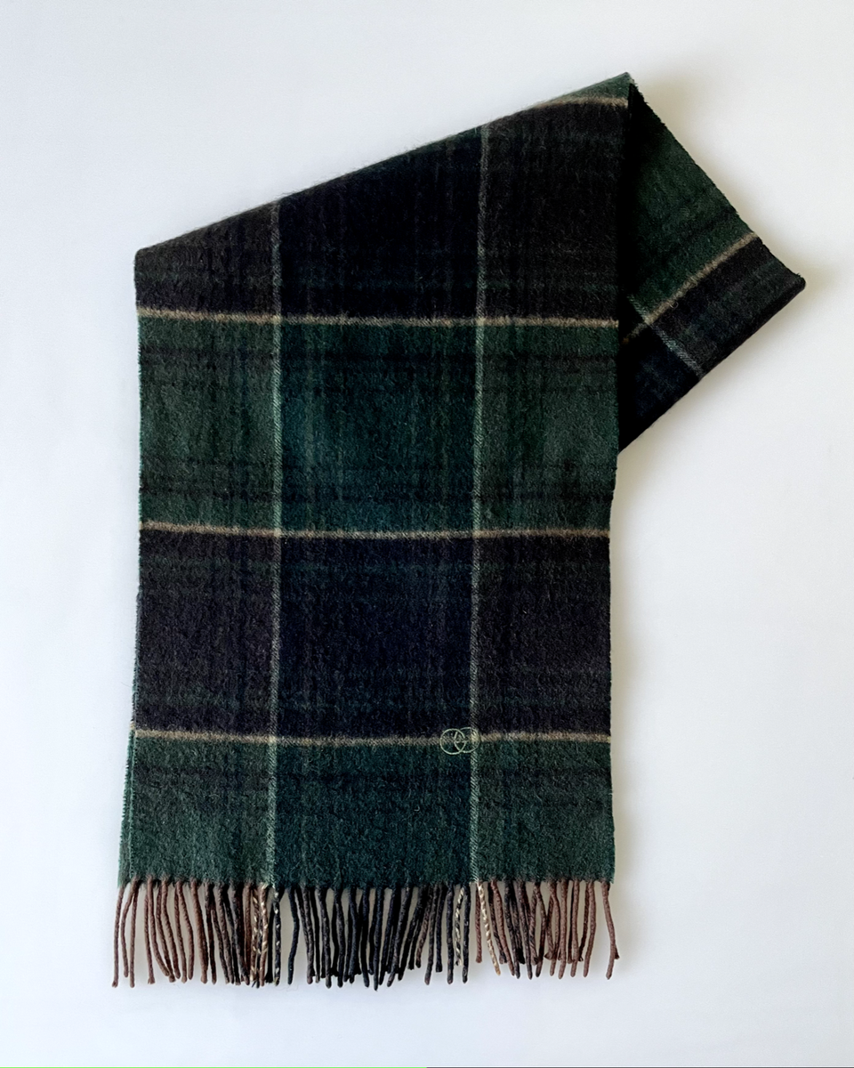 G Gucci Vintage cashmere mens scarf