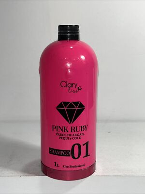 Pink Ruby Shampoo 01 Hair Treatment, 1 Liter New Damaged Outer