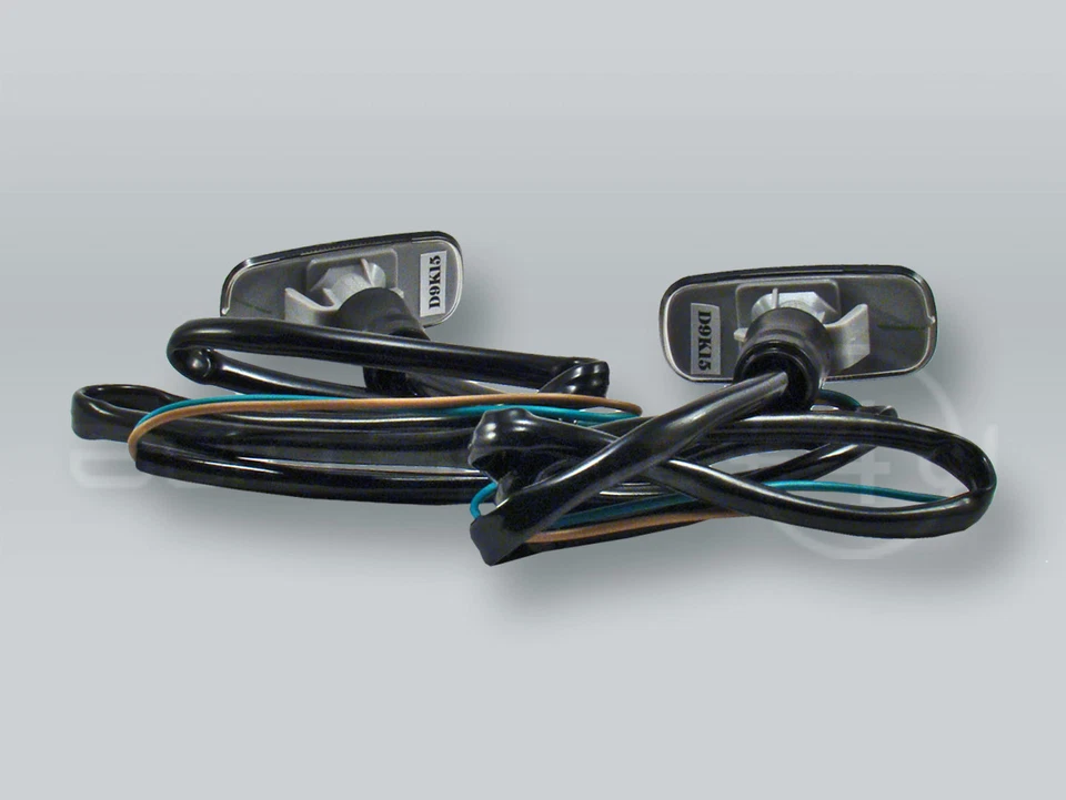 TYC Smoke Fender Side Marker Turn Signal Lights PAIR fits 1999-2001 AUDI A4 - Image 2 of 2