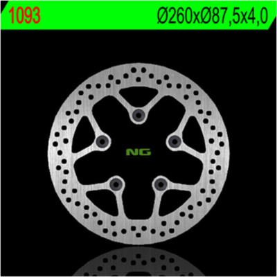 NG BRAKES Bremsscheibe starr - 1093 PEOPLE AGILITY 4T PLUS 4T R16 S CARRY 16+ R1