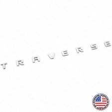 Chevy Traverse Front Door Left or Right Badge Nameplate Logo Emblem Chrome Sport