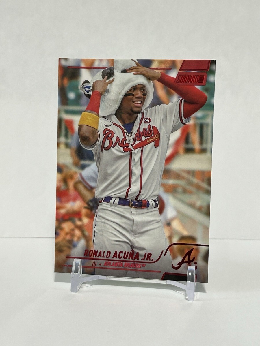 Ronald acuna jr ルーキーカード 🔥 RONALD ACUNA JR ROOKIE HIGH NUMBER SP 2018 TOPPS HERITAGE