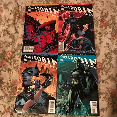 Batman Robin 1-4 Graphic Novel by Frank Miller Jim Lee DC