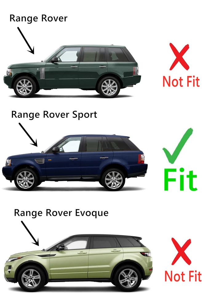 Fits 06-13 Land Rover Range Rover Sport Driver Left Side Front Door Window Glass Foto 2 de 4