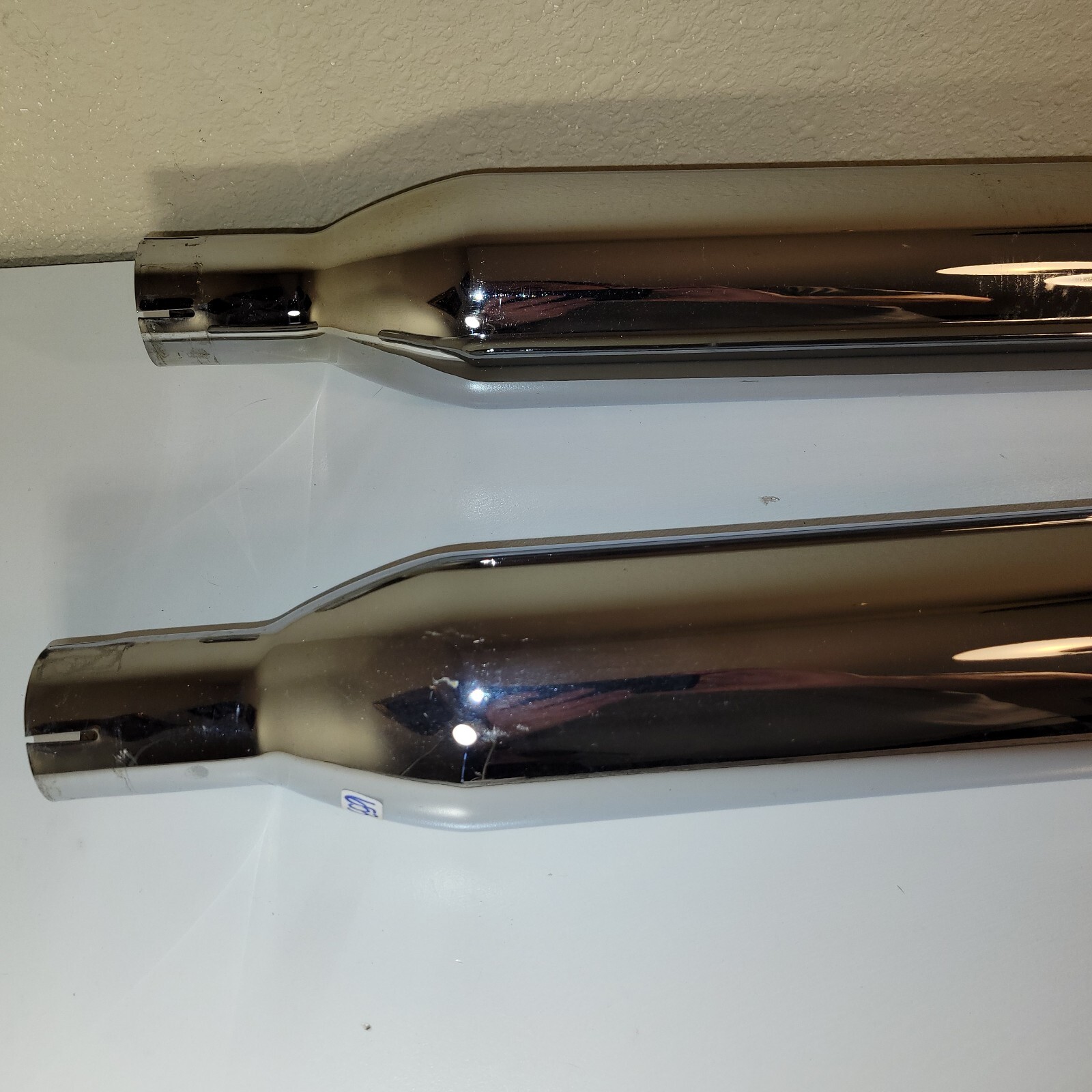 Universal Harley Davidson Exhaust Mufflers 29 1/2" Chrome eBay