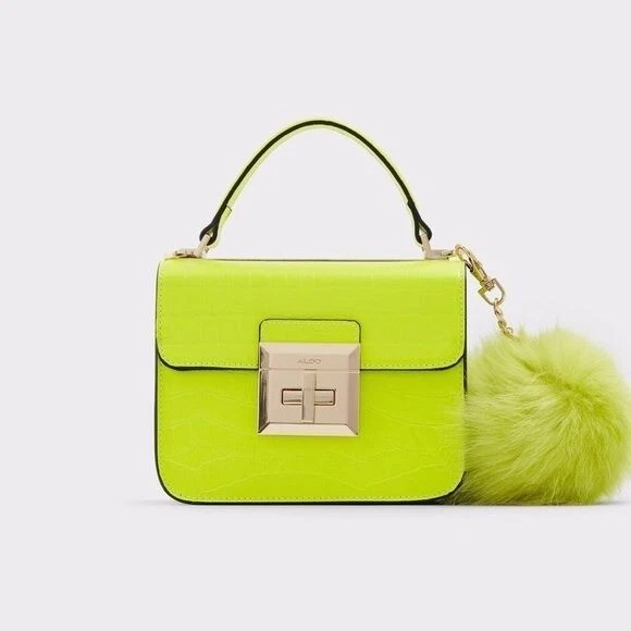 Neon yellow purse aldo hotsell
