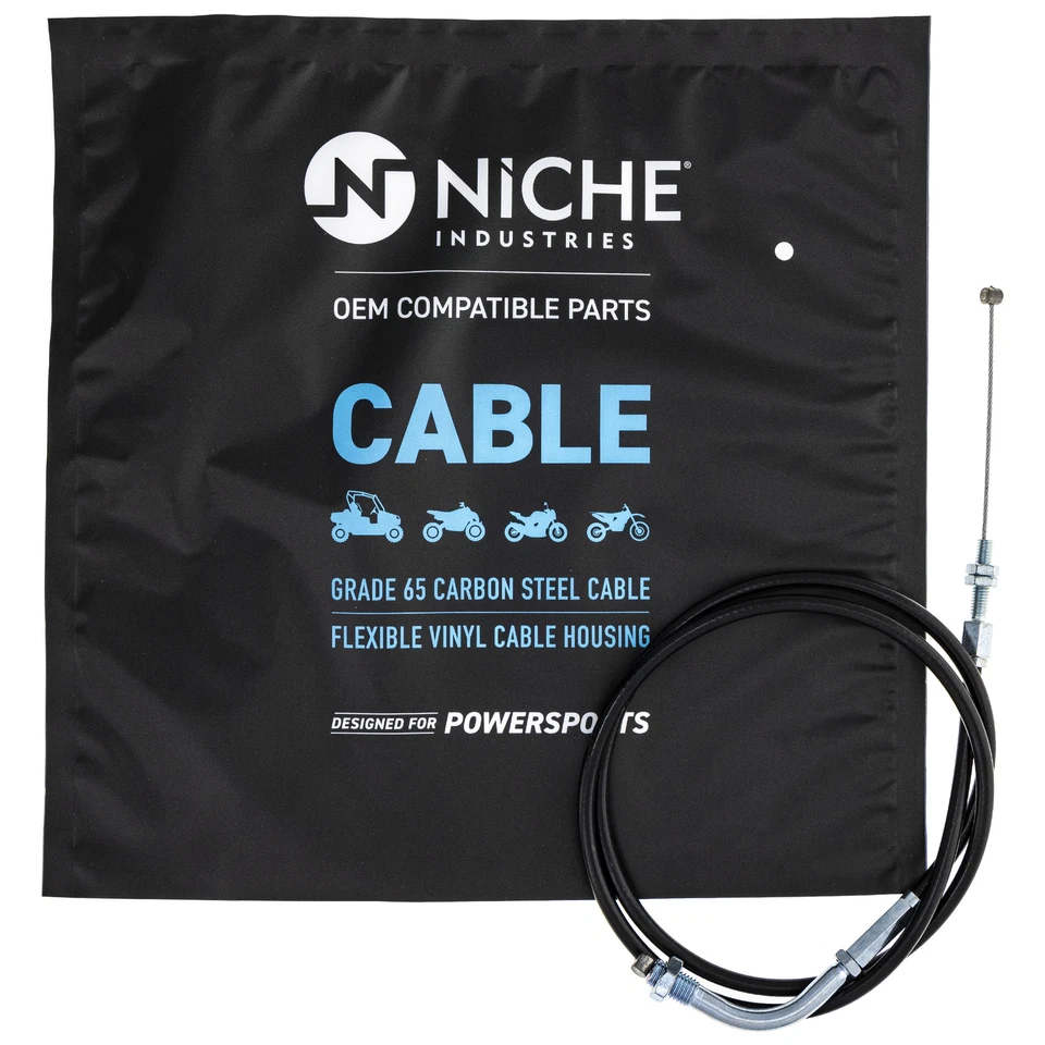 Juego de cables de acelerador de empuje de nicho Kawasaki KZ1000B 550 LTD KZ550CKZ650H 650CSR Foto 3 de 4