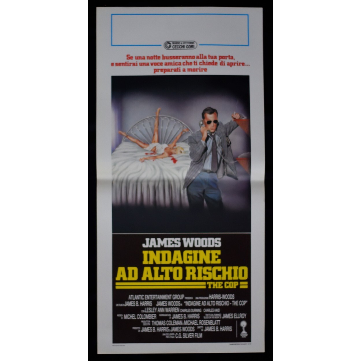 Locandina originale film Indagine ad alto rischio (1988) - Regia di James B. Harris